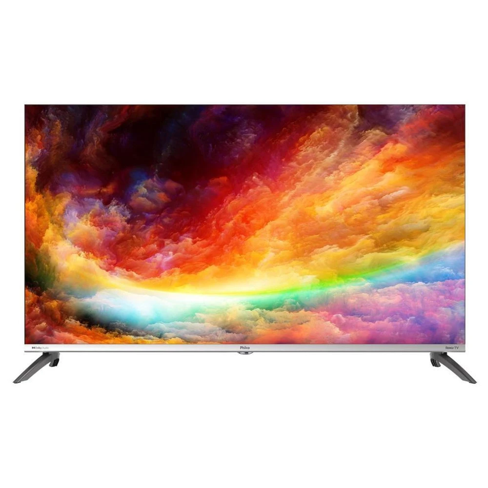 Smart TV 42 Polegadas Philco FHD LED Roku Dolby Áudio 3 HDMI 2 USB PTV42M9GR2CMB