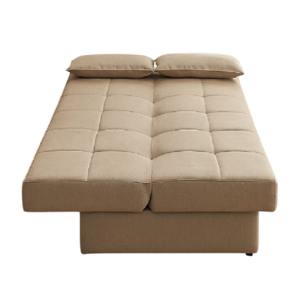 Sofá Cama 4 Lugares 1 Assento Tabaco 192cm Movelpaz Aveiro, , large image number 1