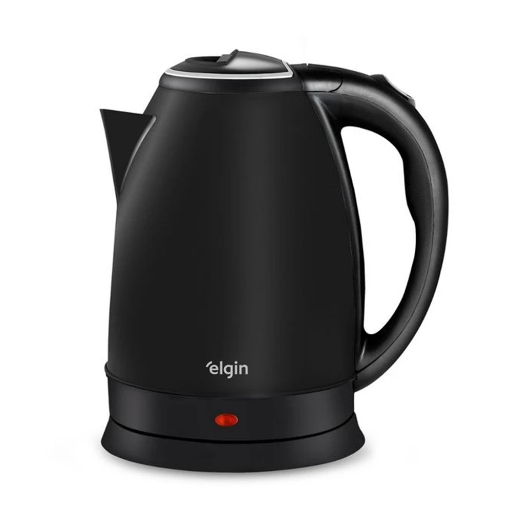 Chaleira El&eacute;trica Elgin Preta CHA1B 2 Litros 220V Inox 1500W
