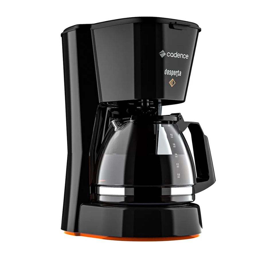 Cafeteira Elétrica Cadence Desperta Preta 18 Xícaras 220V CAF338