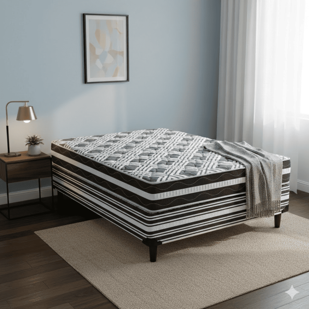 Colch&atilde;o Casal Espuma D28 Max Sa&uacute;de 138x188x22 cm Reconflex, , large image number 1