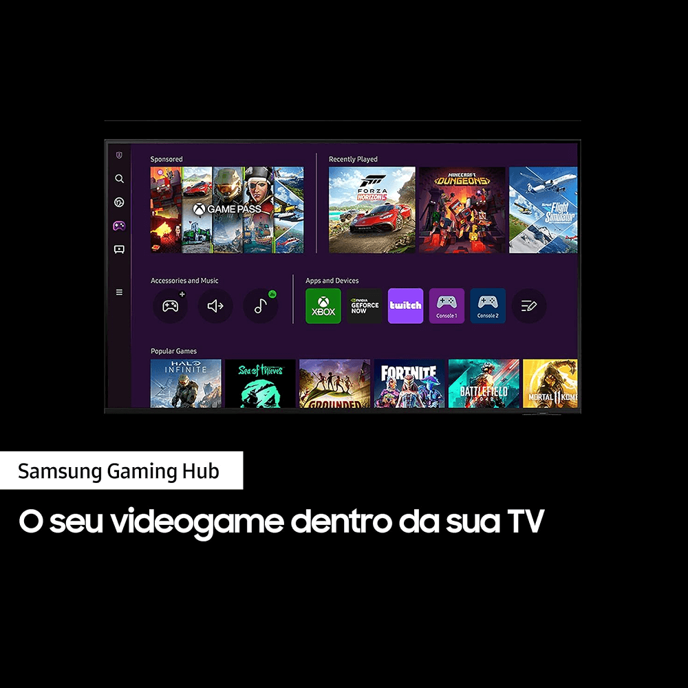 Smart TV 55 Polegadas Samsung Led 4K Wi-Fi Bluetooth Alexa 3 HDMI UN55CU7700, , large image number 3