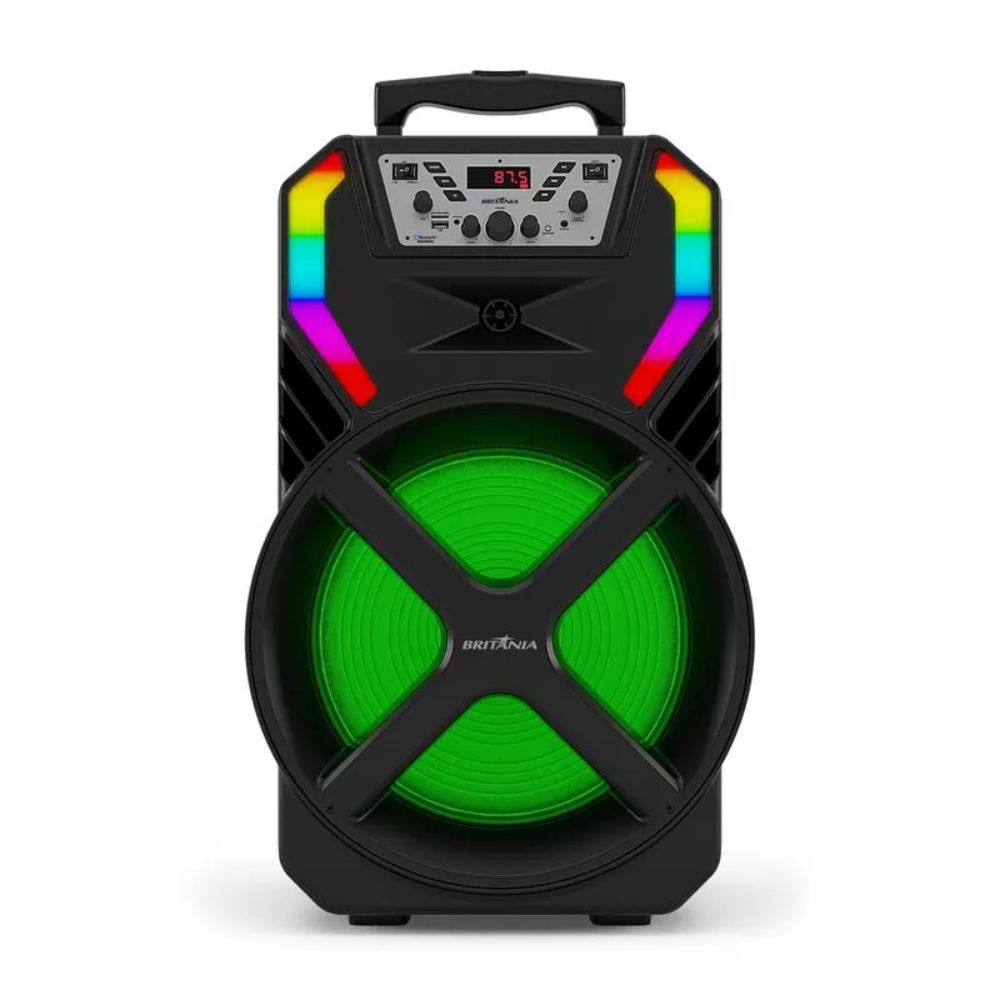 Caixa de Som Amplificada Britânia Bluetooth USB Rádio FM 700W Bivolt BCX12100, , large image number 6