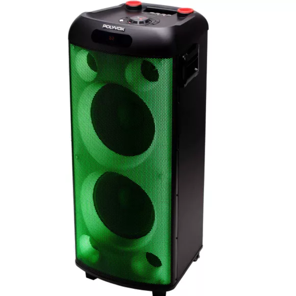 Caixa de Som Amplificada Polyvox Bluetooth USB Full LED 2000W Bivolt XT990T, , large image number 1