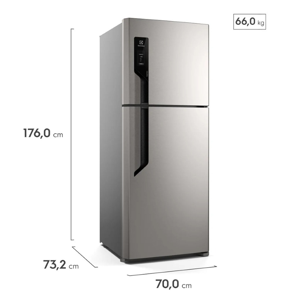 Geladeira Electrolux Frost Free Duplex TF70S 431L 2 Portas Inox, , large image number 6