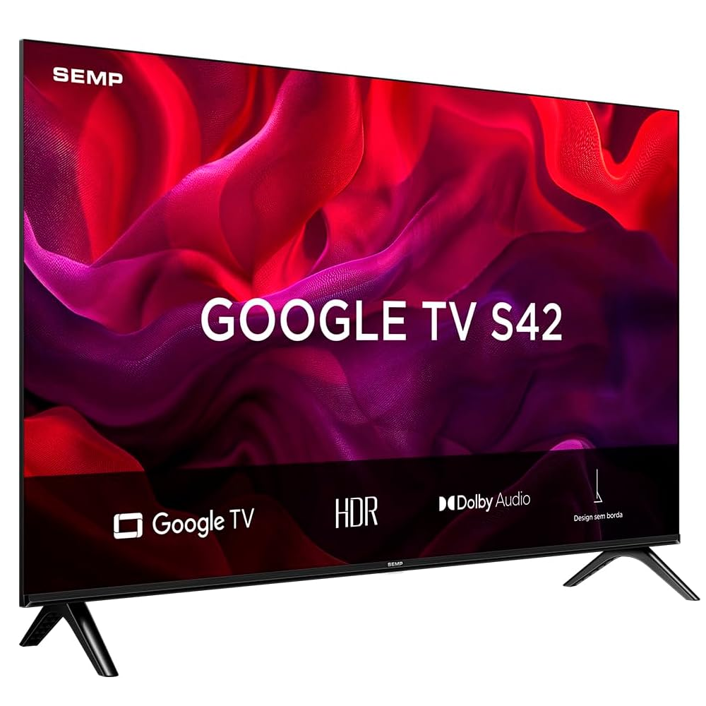 Smart TV 32 Polegadas Semp LED HD Wi-Fi Google Tv 2 HDMI 1 USB 32S42, , large image number 1