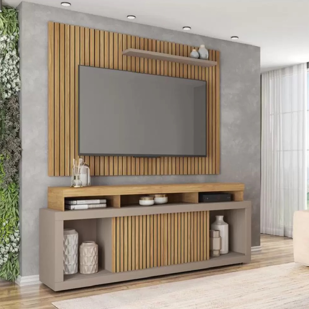 Rack com Painel para Tv até 70 Polegadas Buriti Caemmun New Oscar, , large image number 2