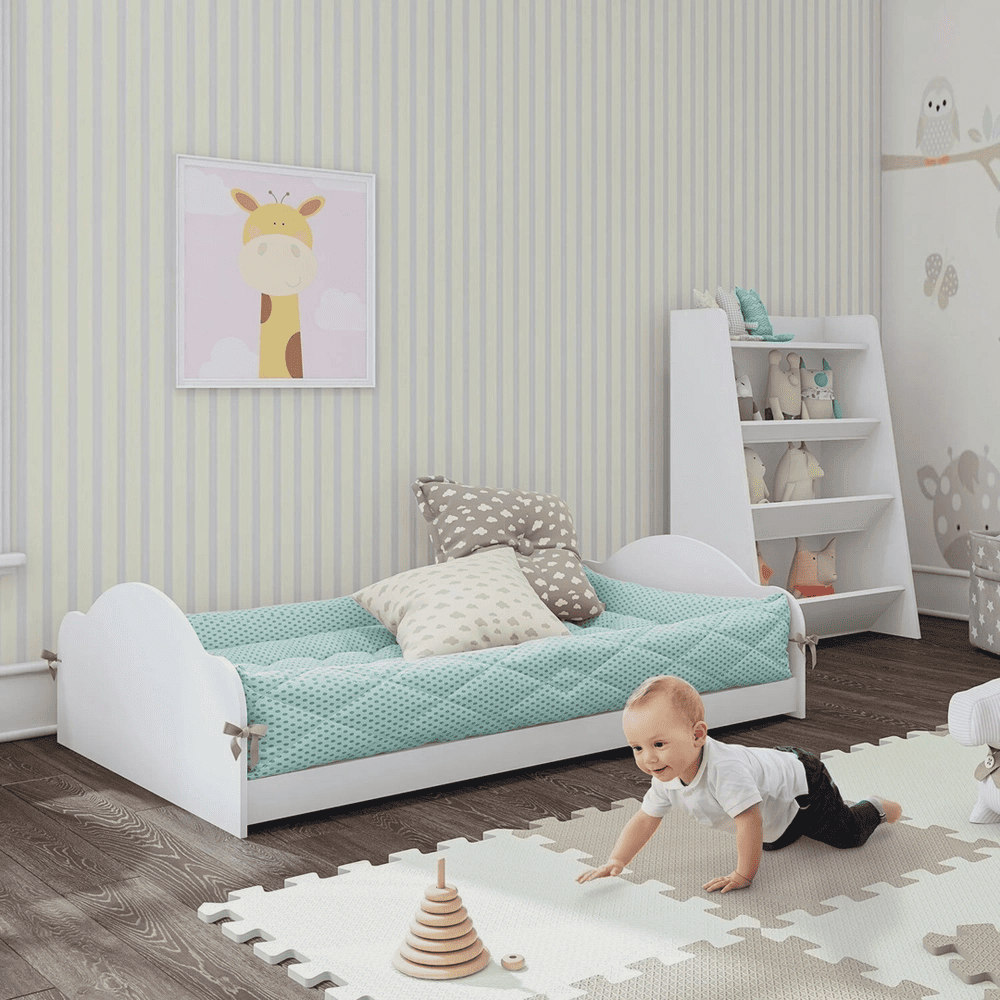 Ber&ccedil;o Mini Cama Yupi Branco 70x130 Estrela, , large image number 3