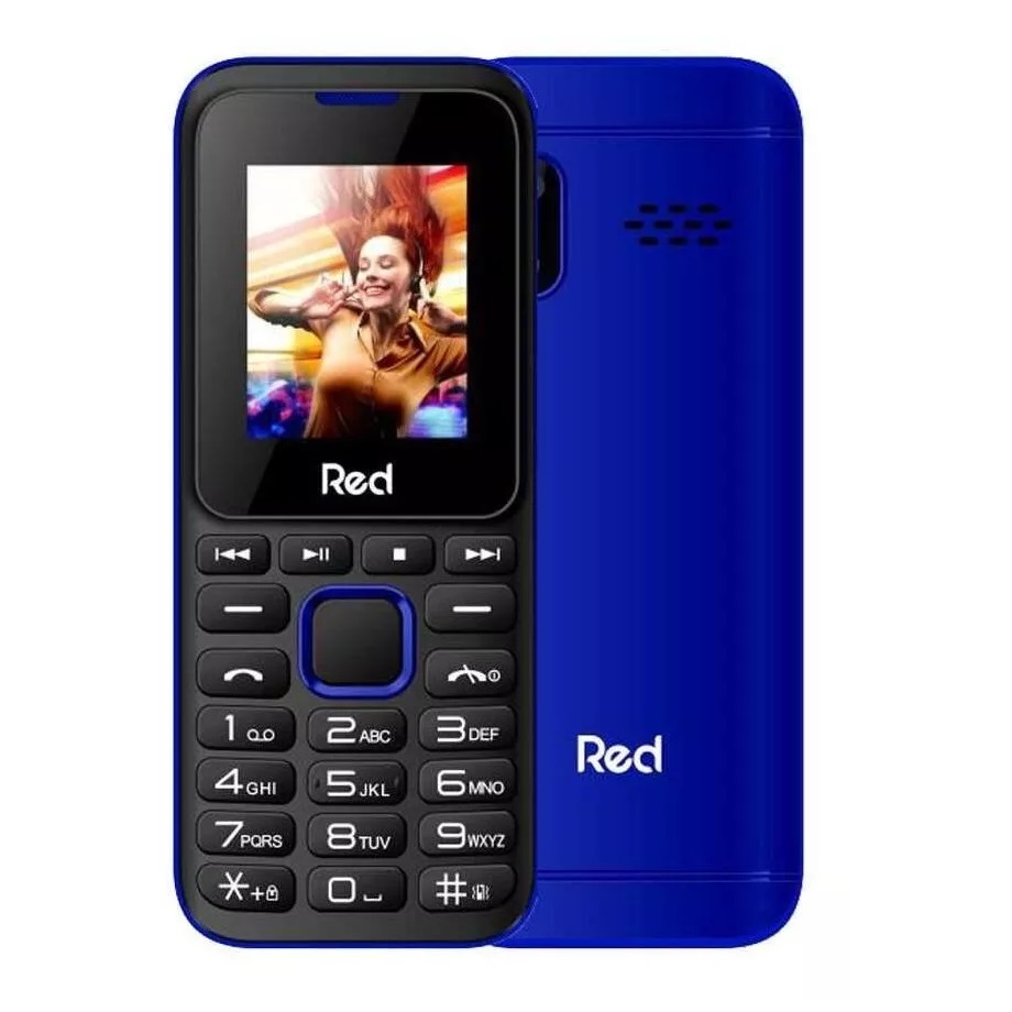 Celular Red Mobile Fit Music II Preto/Azul Com Câmera 2 Chips Lanterna, , large image number 2
