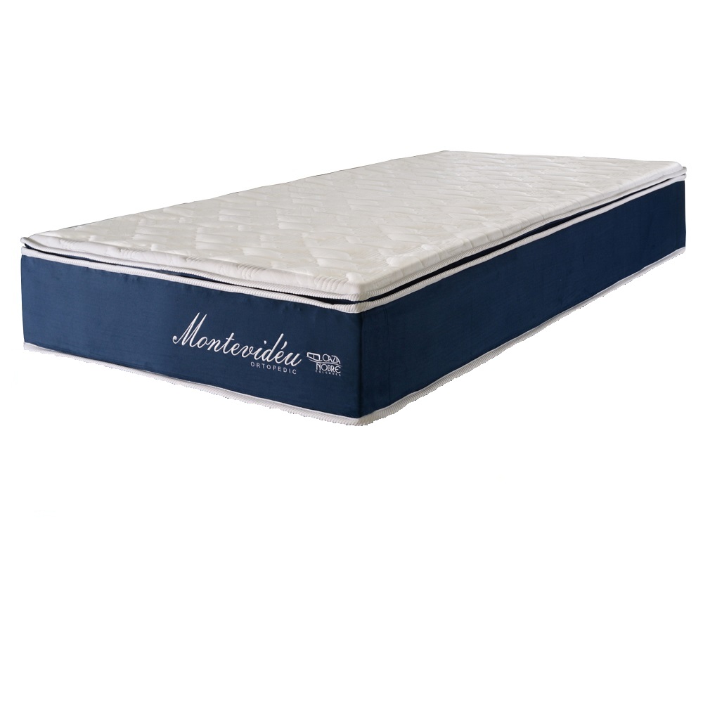 Colchão Solteiro Montevideu Espuma D45 Ortopédico 88x188x30 cm Caza Nobre