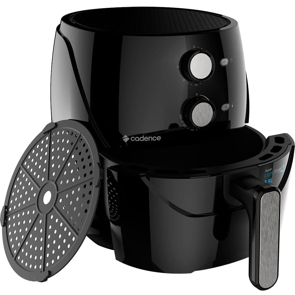 Fritadeira Elétrica Air Fryer Cadence Sem Óleo 3,8 Litros Preta 220V FRT 555, , large image number 3