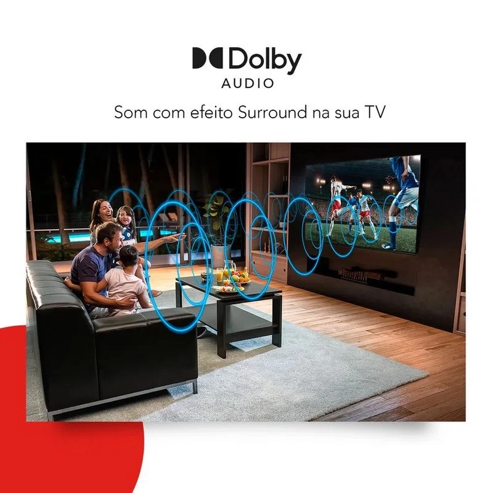 Smart TV 43 Polegadas Aiwa FHD Android Borda Ultrafina 2 HDMI 2 USB Quad Core BL02, , large image number 3