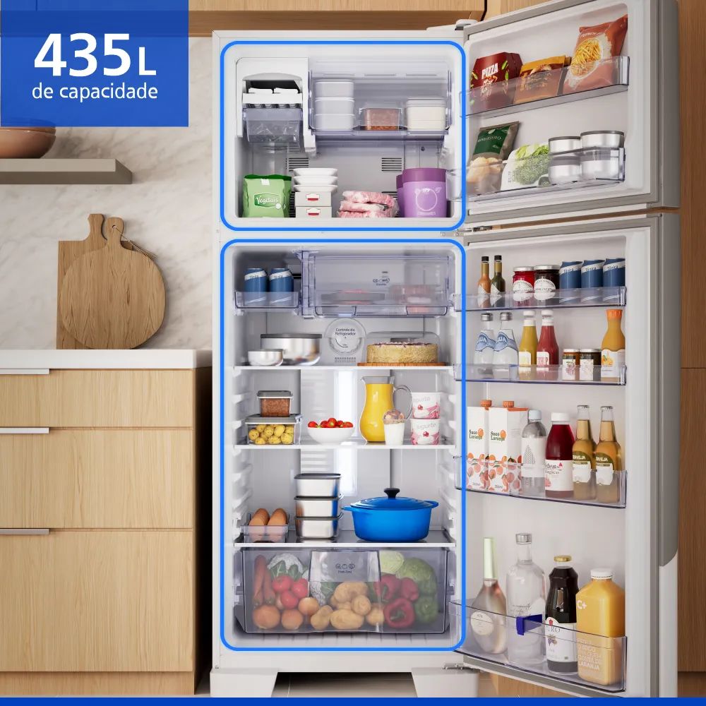 Geladeira Frost Free Panasonic 2 Portas Branca 435L 220V - NR-BT56PD4W, , large image number 7