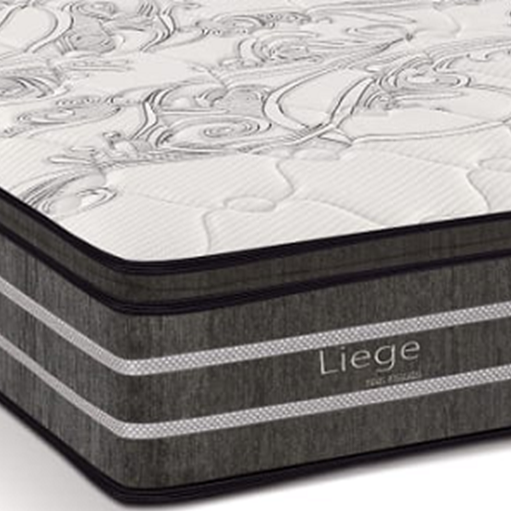 Colch&atilde;o Casal Espuma D-26 Molas Ensacadas Liege 138x188x32 cm Reconflex, , large image number 1