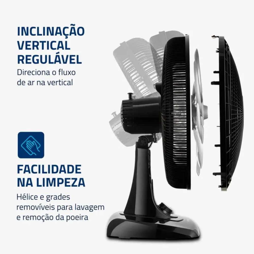 Ventilador de Mesa Mondial 40cm 6 Pás 220V VSP-40-B, , large image number 2
