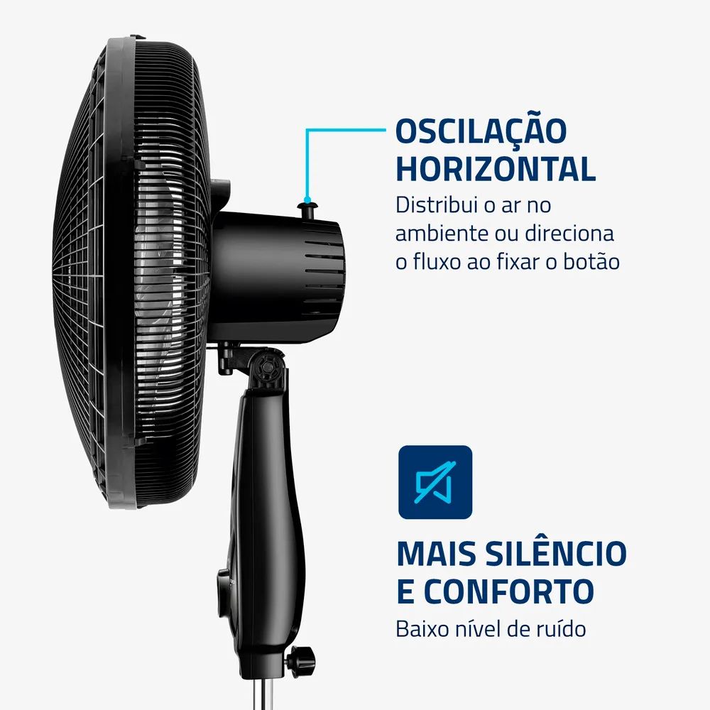 Ventilador de Coluna Mondial 40cm Super Power 6 Pás VSP-40C-NB, , large image number 4