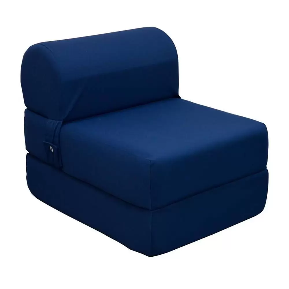 Poltrona Cama Dobrável e Extenssiva Espuma D20 Azul Marinho Ortobom Utilitá, , large image number 0