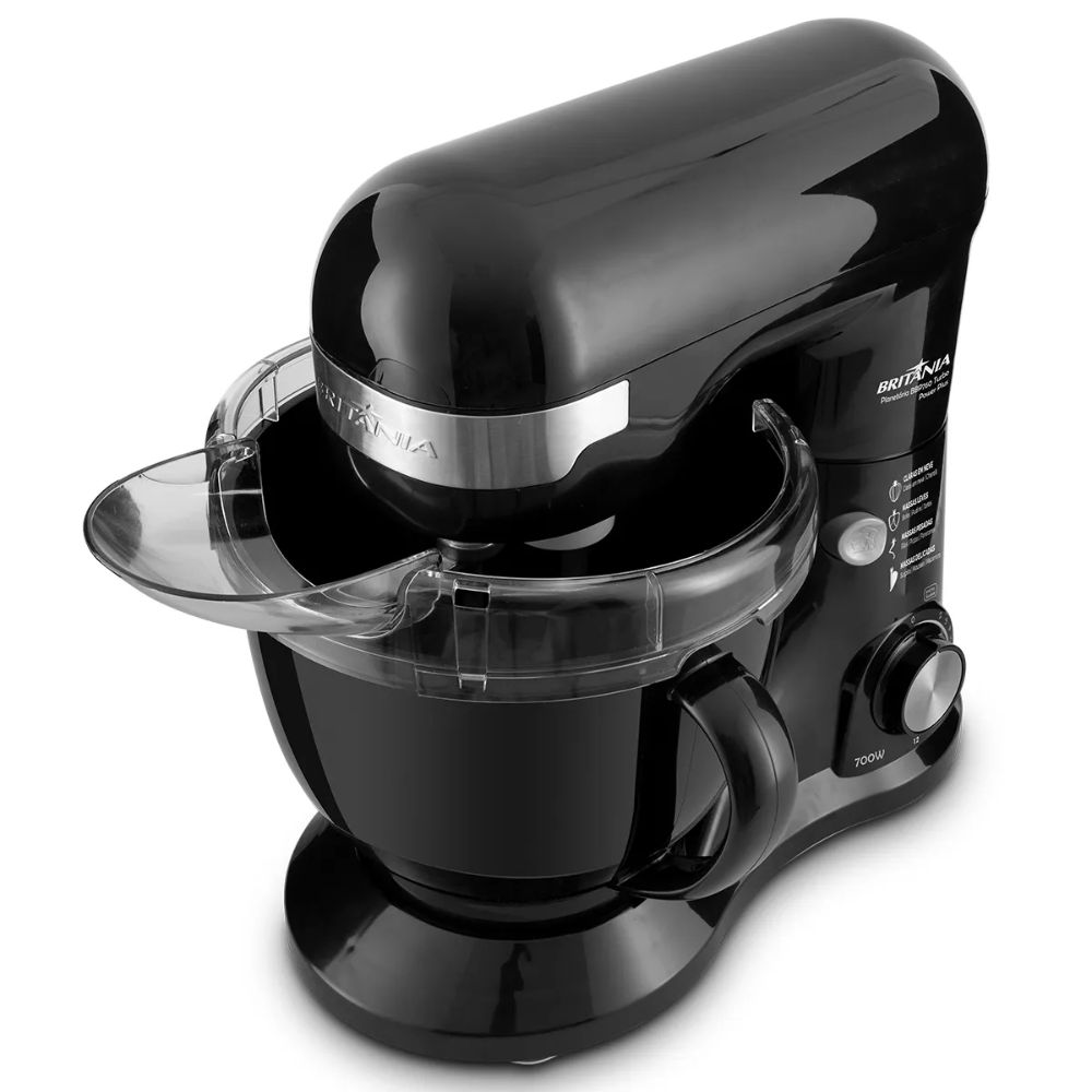 Batedeira Planetária Britânia Preta Power Plus 700W 220V BBP760P, , large image number 2