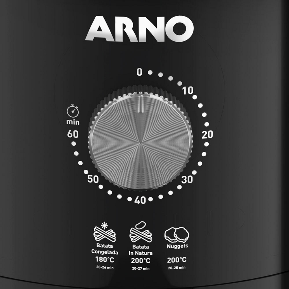 Fritadeira Elétrica Air Fryer Arno Sem Óleo 4,2 Litros 220V 1490W Preta Meca UFRP, , large image number 7
