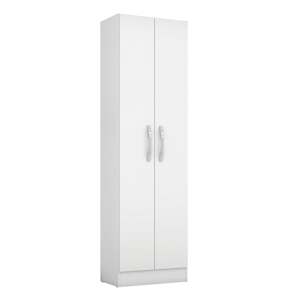 Armário Multiuso 2 Portas 4 Prateleiras 173,3x47,4cm Notável Branco