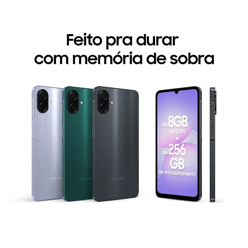 Smartphone Samsung A17 Cinza 256GB 8GB RAM Tela 6,7" C&acirc;mera Tripla + Selfie 13MP, , large image number 1
