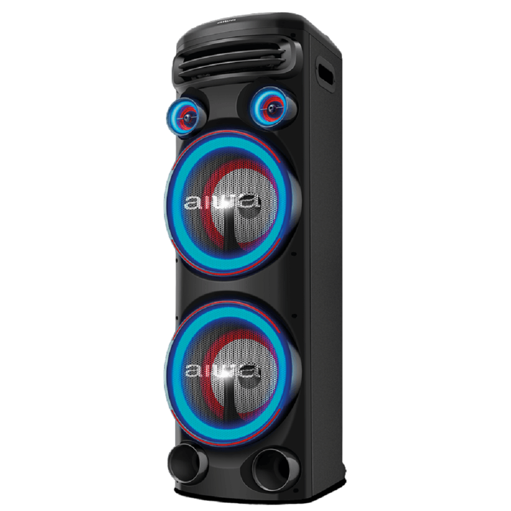 Caixa de Som Aiwa Torre Bluetooth 2200W RMS Bivolt AWS T2W01