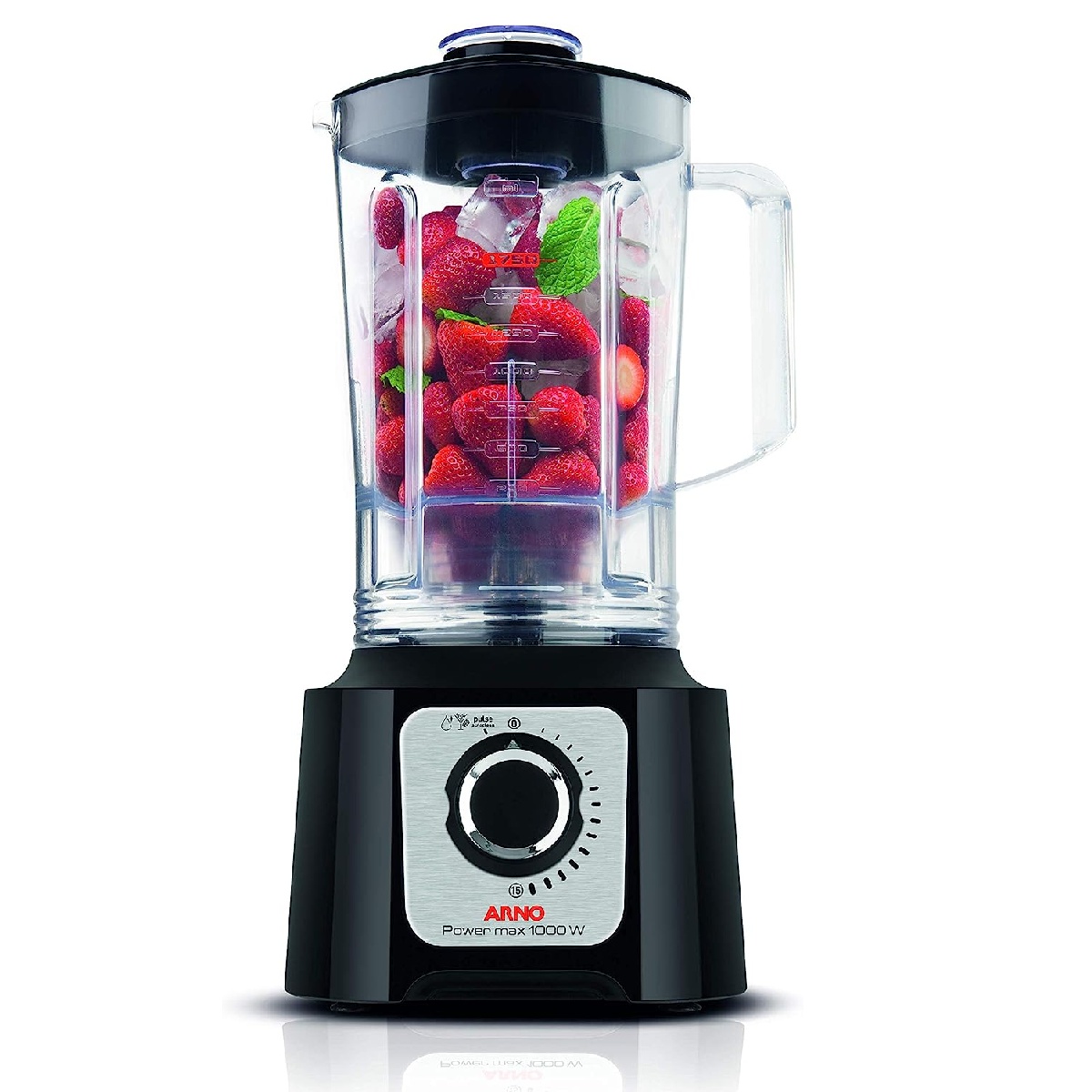 Liquidificador Arno Power Max 1000W 15 Velocidades, Preto, large image number 3