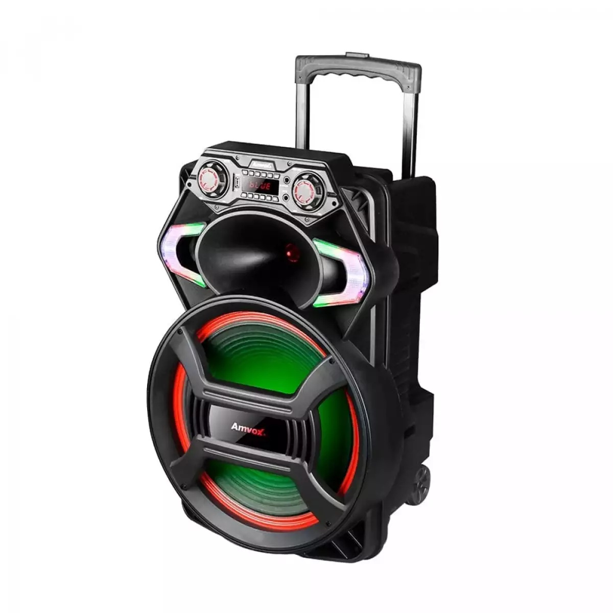Caixa de Som Amplificada Amvox Bluetooth USB Rádio FM 850W 220V Gladiador ACA800, , large image number 0