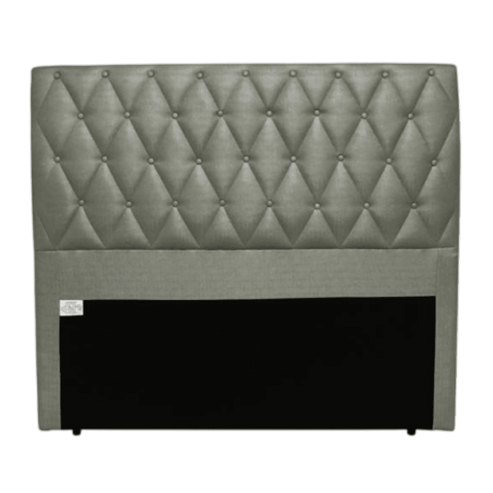 Cabeceira Queen Estofada 160 cm Veludo Champanhe Ortomagic Excellence