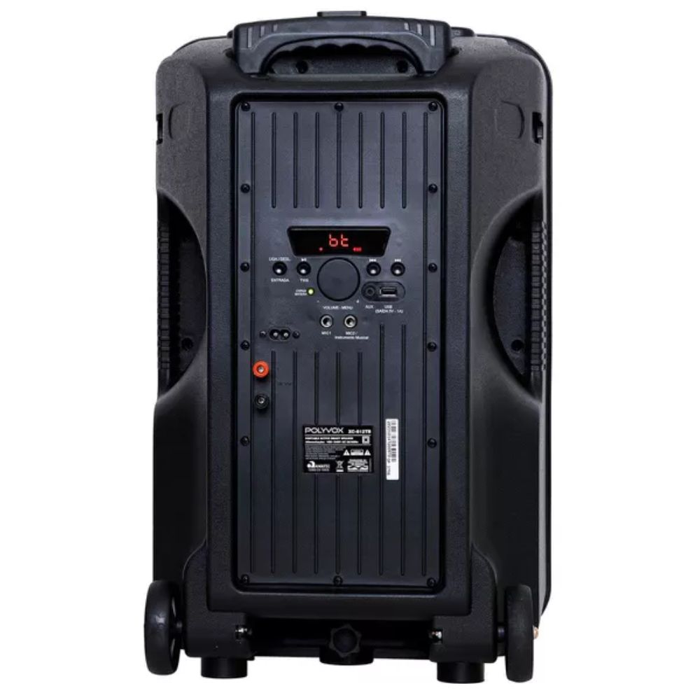 Caixa de Som Amplificada Polyvox Bluetooth 600W Woofer 12 Pol. XC-812TB, , large image number 3