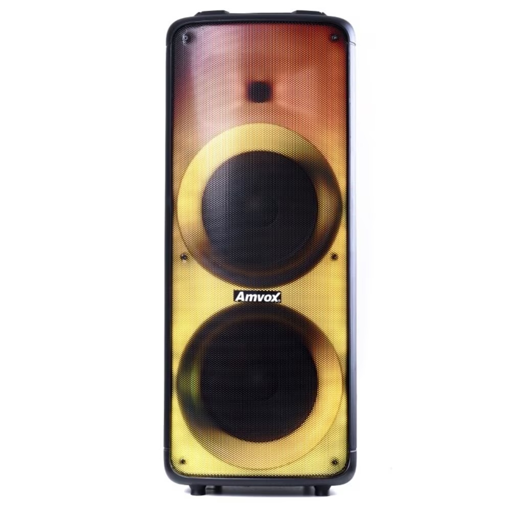Caixa de Som Amplificada Amvox com LED Bluetooth USB 2000W Bivolt Party Vox Prime, , large image number 1
