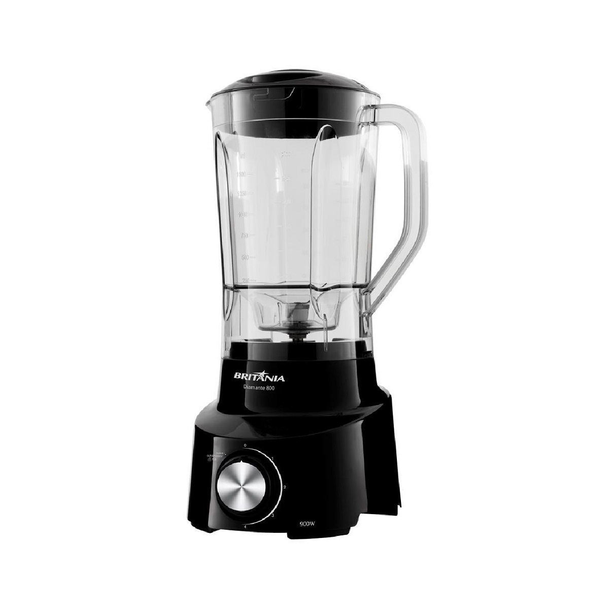 Liquidificador Britânia Diamante 800 4 Velocidades 900W 220V, Preto, large image number