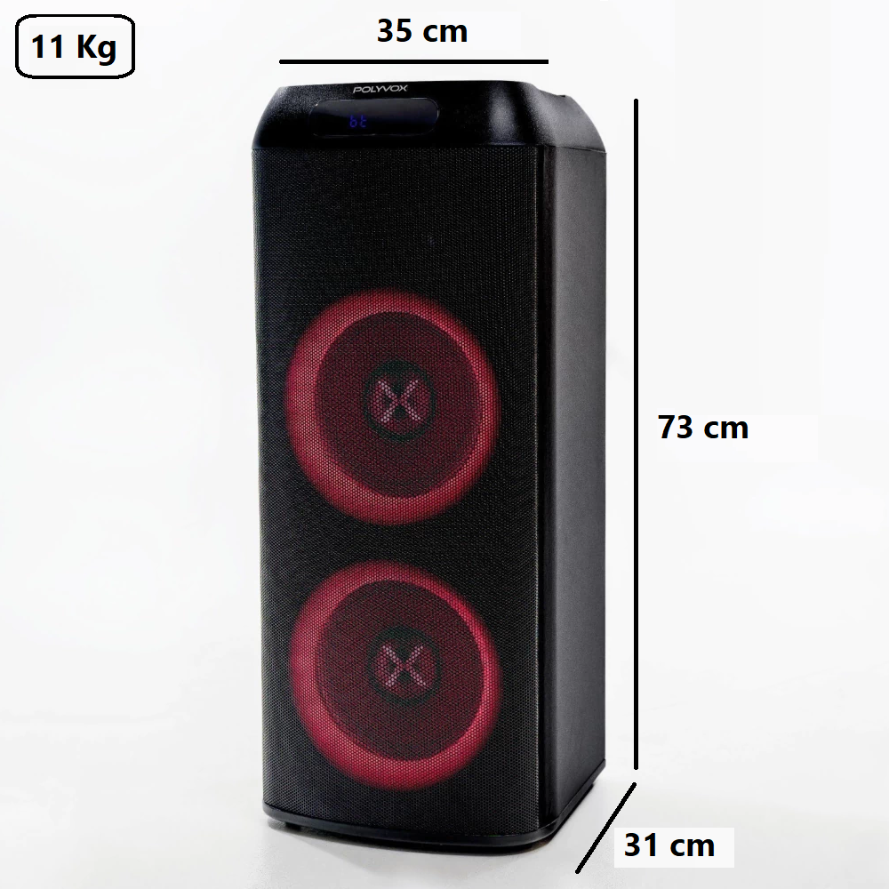Caixa de Som Polyvox Bluetooth XT-800T 1500W, , large image number 4