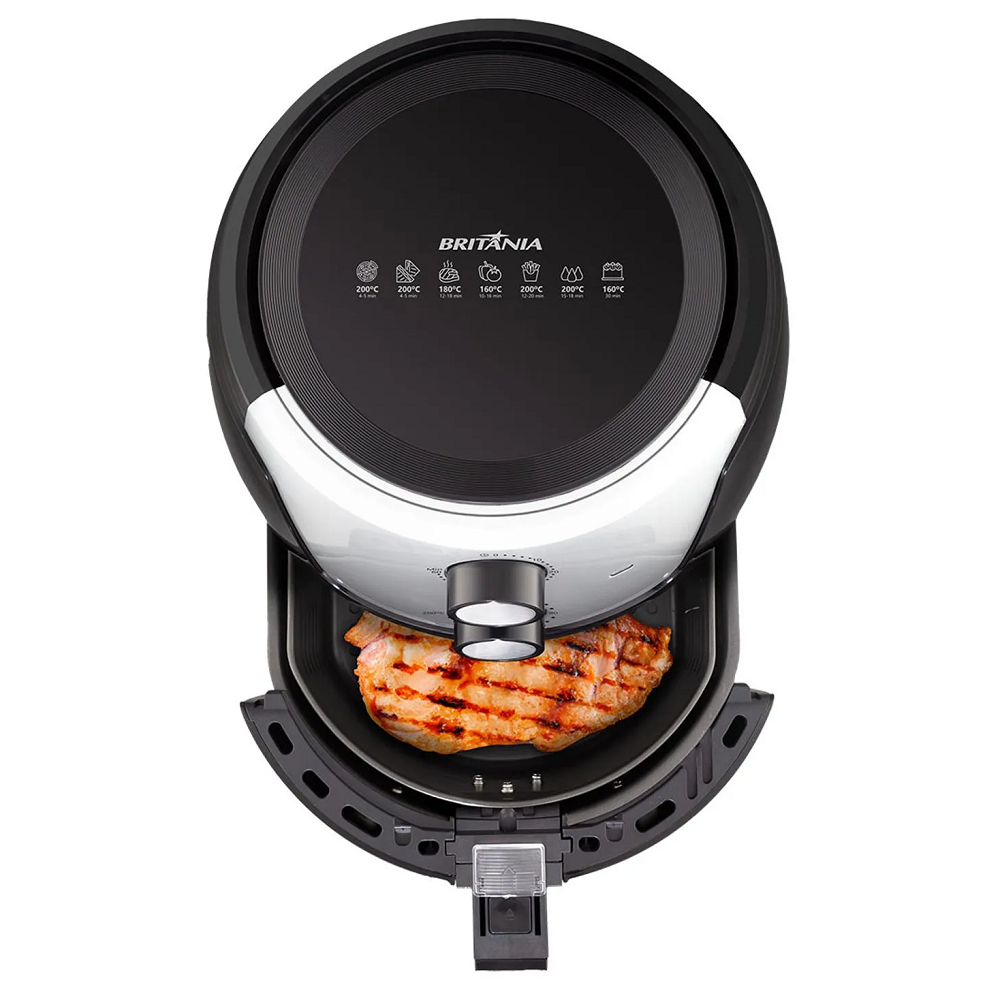 Fritadeira Elétrica Air Fryer Britânia Sem Óleo 4,2 Litros Preta 1500W 220V BFR38, , large image number 5