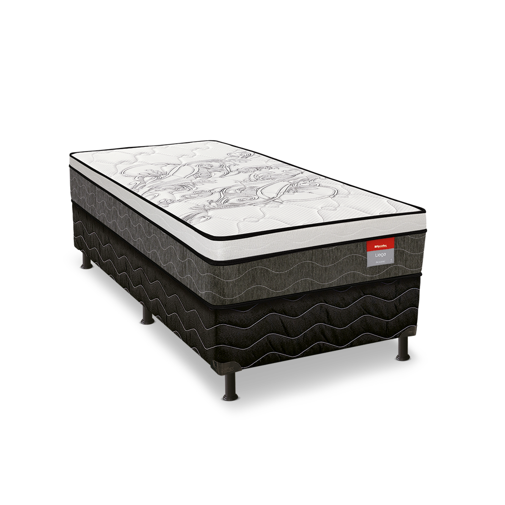 Cama Box Solteiro Molas Ensacadas Liege Reconflex 88X188X74, , large image number 0