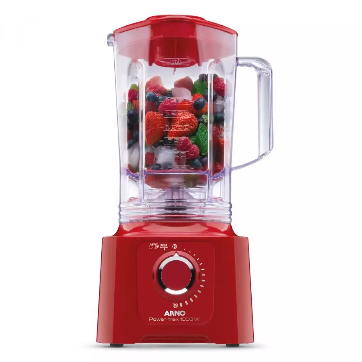 Liquidificador Arno Vermelho 15 Velocidades 3,1 Litros 1000W 220V LN59, , large image number 2