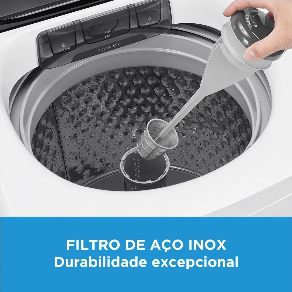 Máquina de Lavar Roupas Midea 13kg 220V Wave Agitator MA512W130AWK-05 Branca, , large image number 5