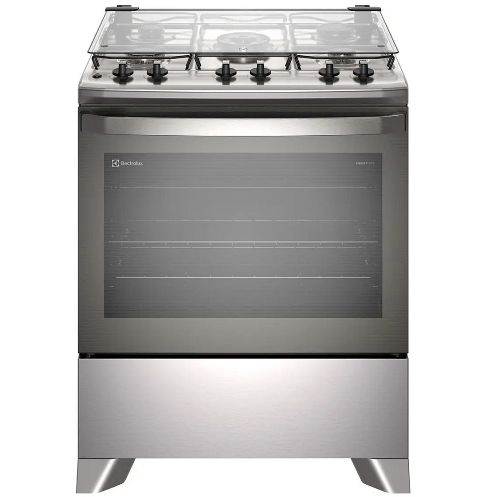 Fogão 5 bocas Electrolux Mesa de Inox Cinza Bivolt Efficient PerfectCook FE5IC, , large image number 1