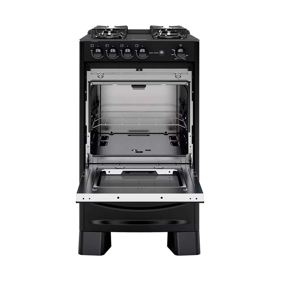 Fogão 4 Bocas Suggar Mesa de Vidro Preto Bivolt FGV410 Neo Cook, , large image number 2