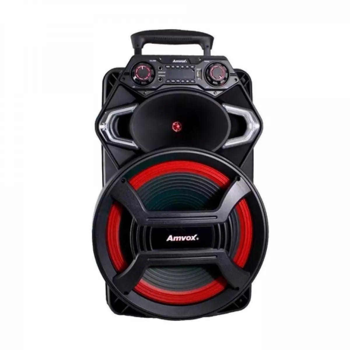 Caixa de Som Amplificada Amvox Bluetooth USB Rádio FM 850W 220V Gladiador ACA800, , large image number 2