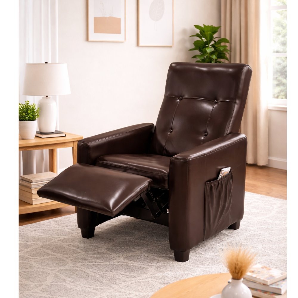 Poltrona do Papai Relin&aacute;vel Chocolate Movelpaz Nice, Chocolate, large image number 1