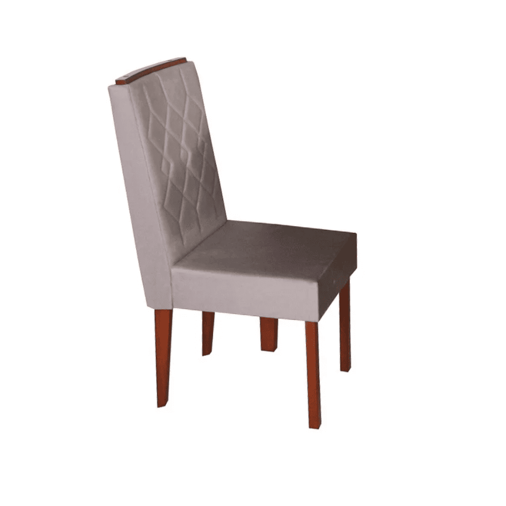 Mesa De Jantar 4 Cadeiras Retangular Tampo de Vidro S&atilde;o Carlos Abeille Mel/Preto, , large image number 3