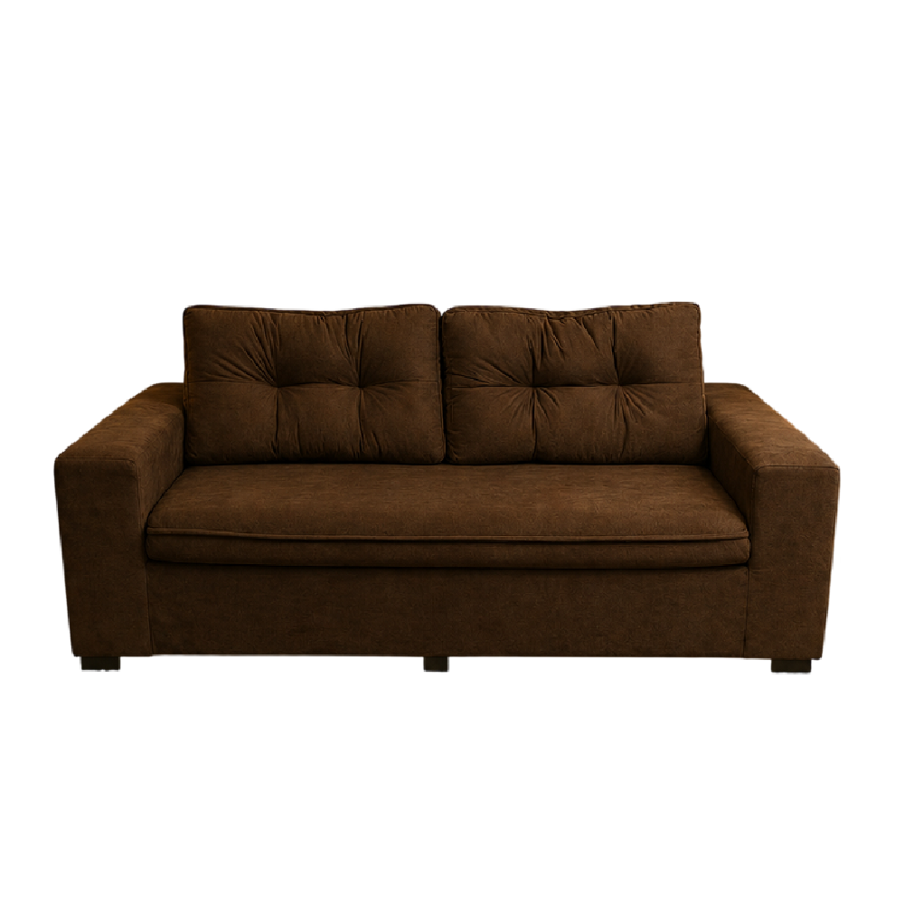 Sof&aacute; 3 Lugares 1 Assentos Tecido Veludo 184 cm Movelpaz Roma, , large image number 1