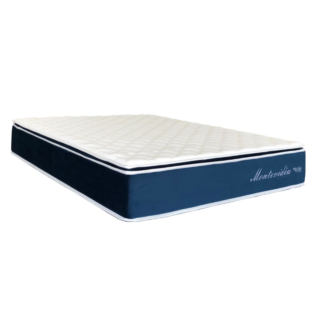 Cama Box Queen Colchão + Base Espuma D45 Montevideu Ortopédico 158x198x72 Cm Caza Nobre, , large image number 2
