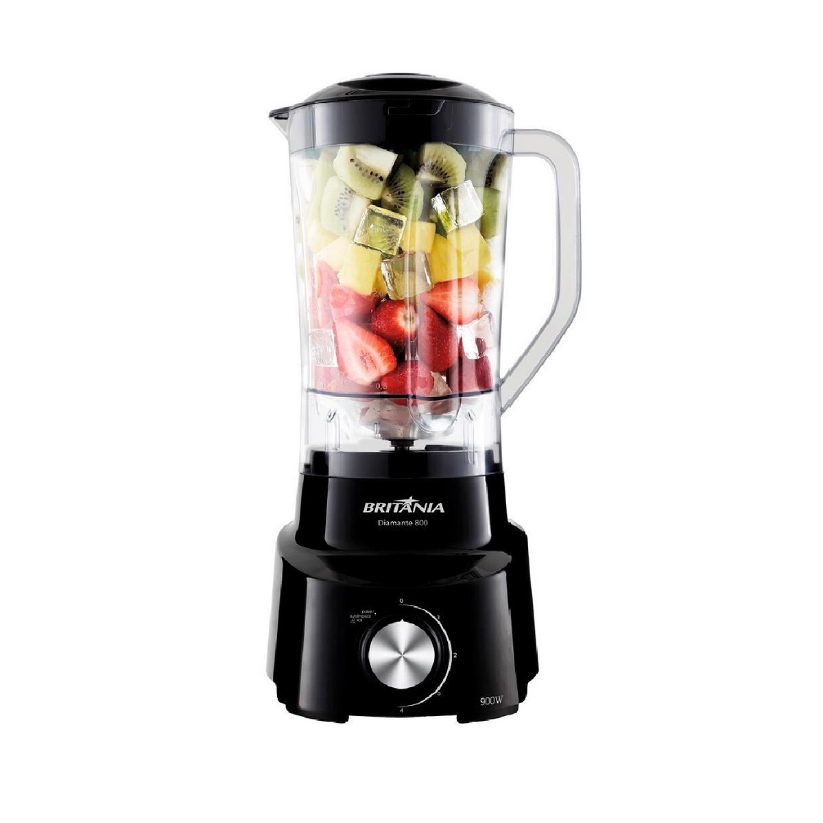Liquidificador Britânia Diamante 800 4 Velocidades 900W 220V, Preto, large image number