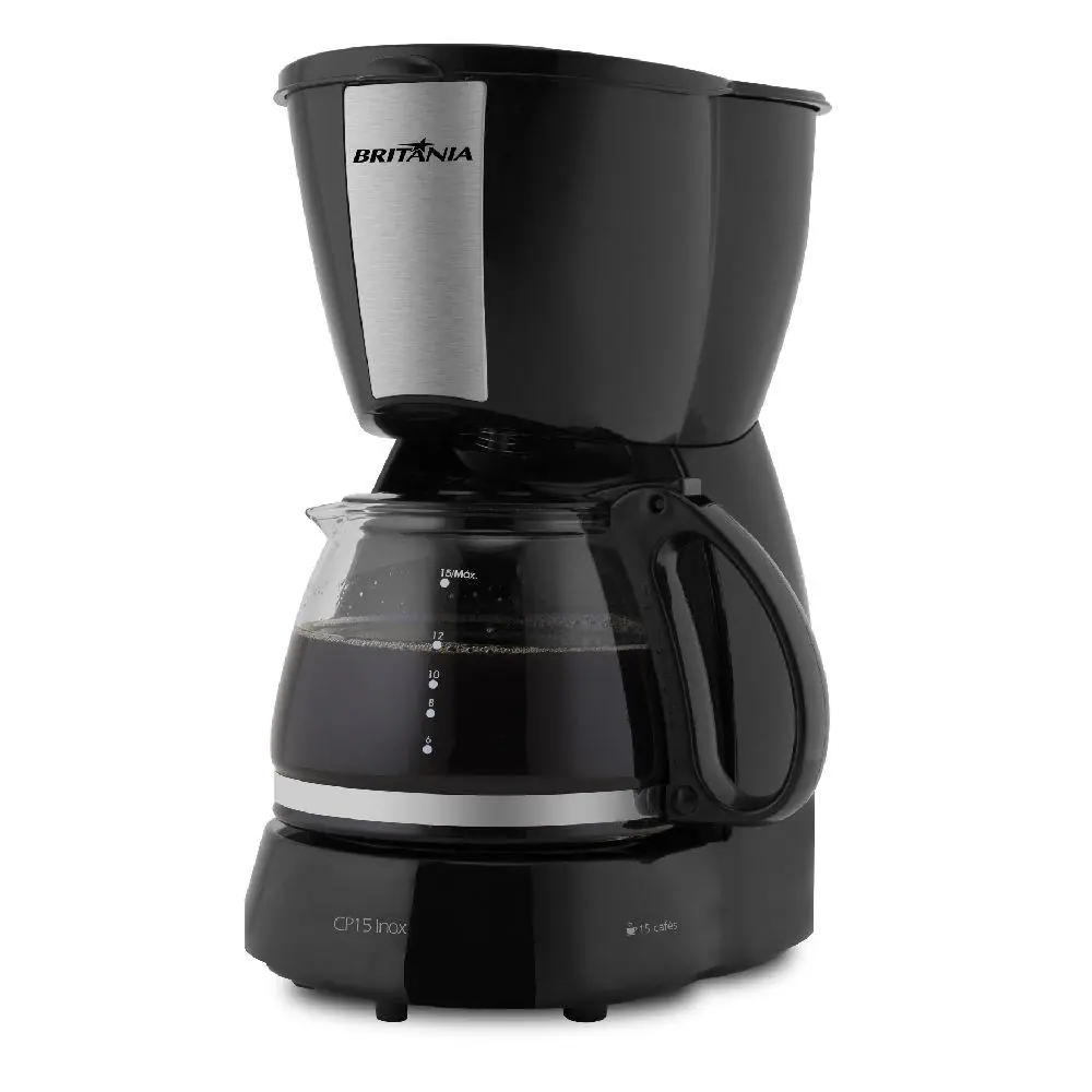 Cafeteira Elétrica Britânia Inox 15 Xícaras 220V CP15, , large image number 1