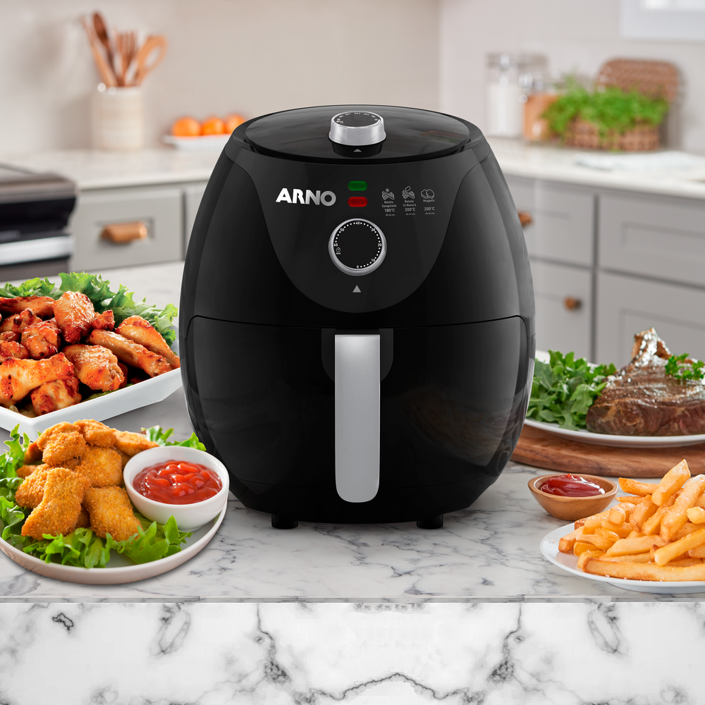 Fritadeira Elétrica Air Fryer Arno Sem Óleo 3,2 Litros 220V Easy Fry EZFP, , large image number 4
