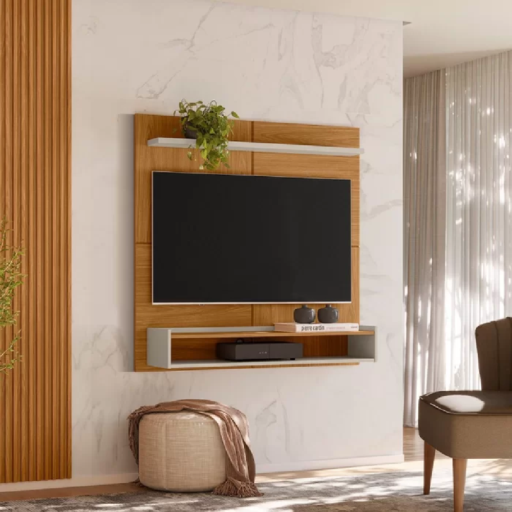 Painel para TV Até 50 Polegadas Nature/Off White Linea Creta, , large image number 1