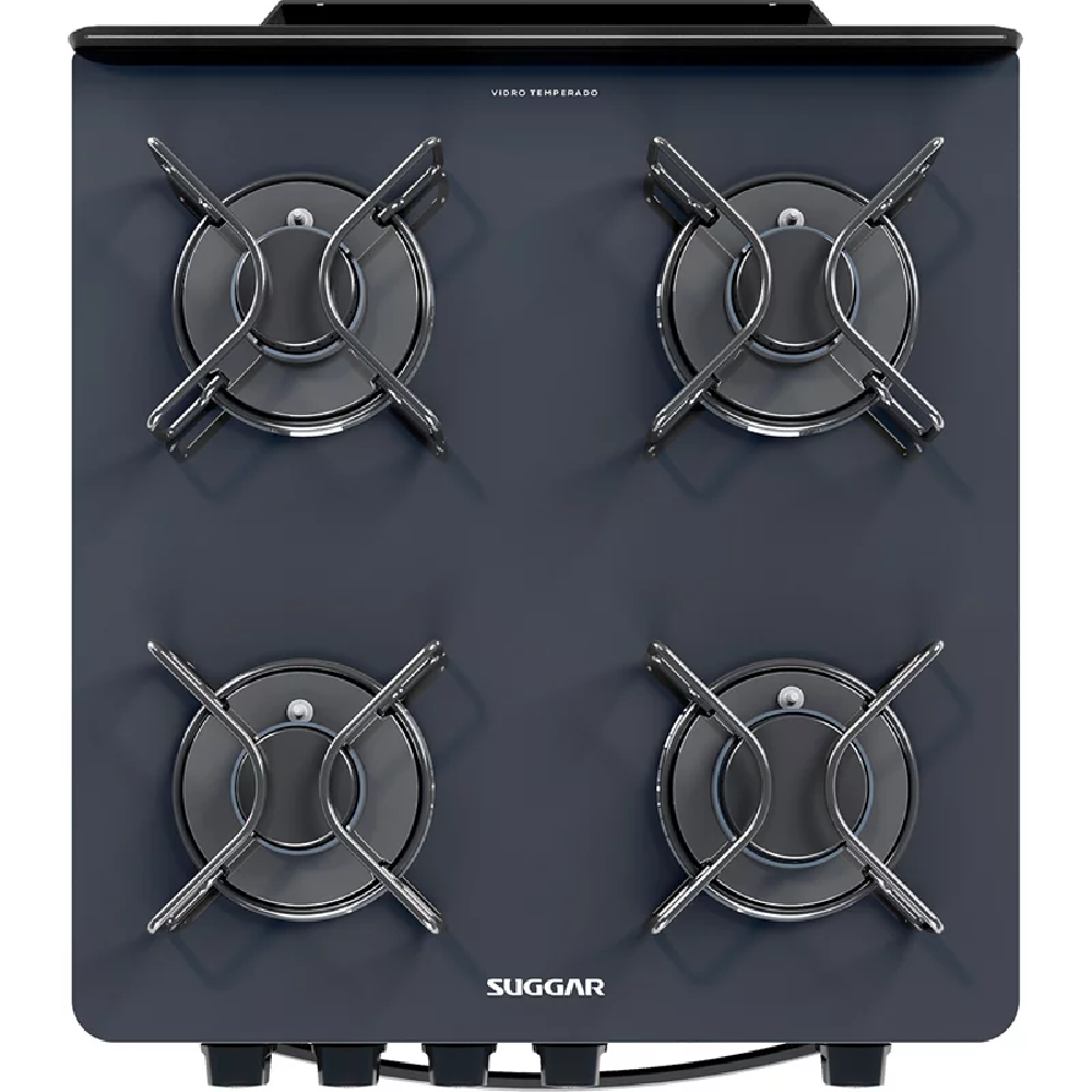 Fogão 4 Bocas Suggar Mesa de Vidro Preto Bivolt FGV410 Neo Cook, , large image number 4