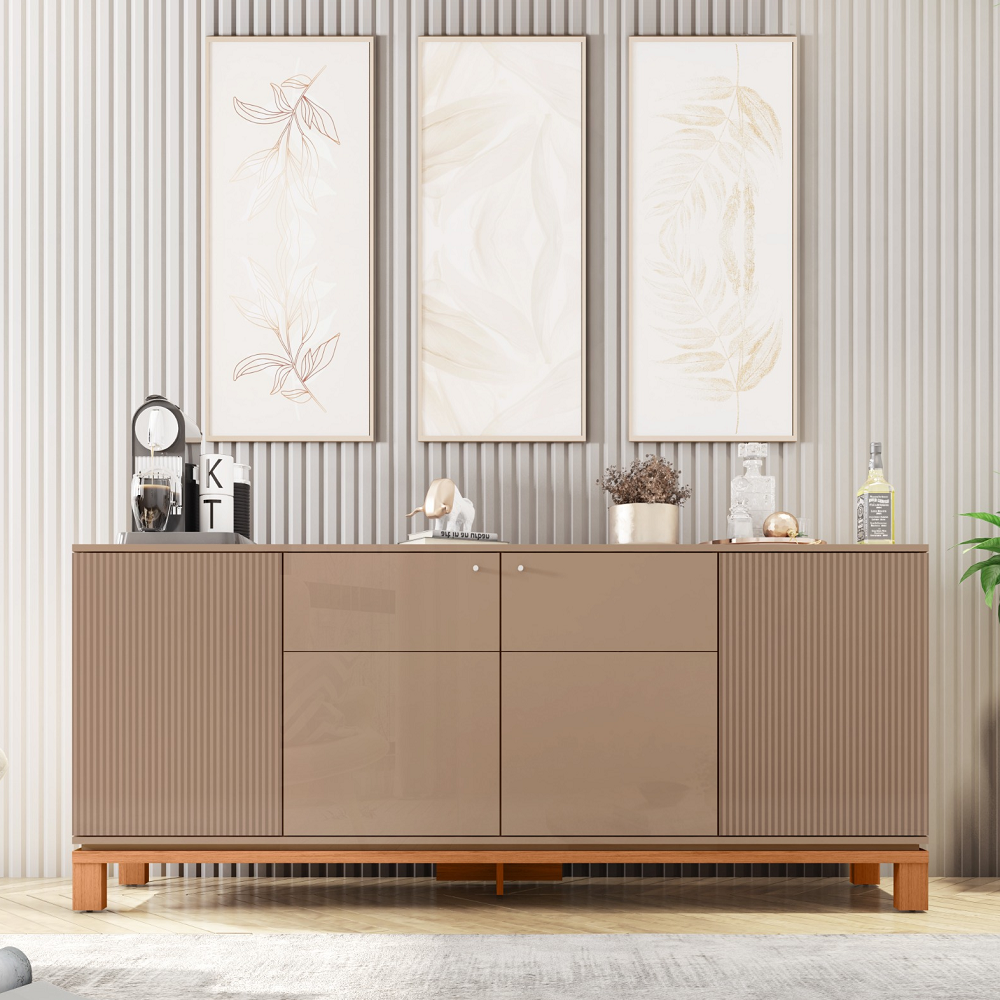 Buffet Caemmun 4 Portas Mondrian 179 cm Sued MR/Freij&oacute;, , large image number 3